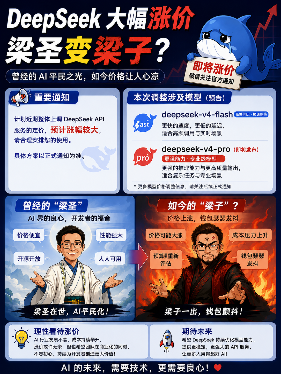 DeepSeek 官方涨价预告